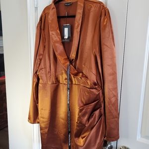 Women's 4x Dress. RUST color